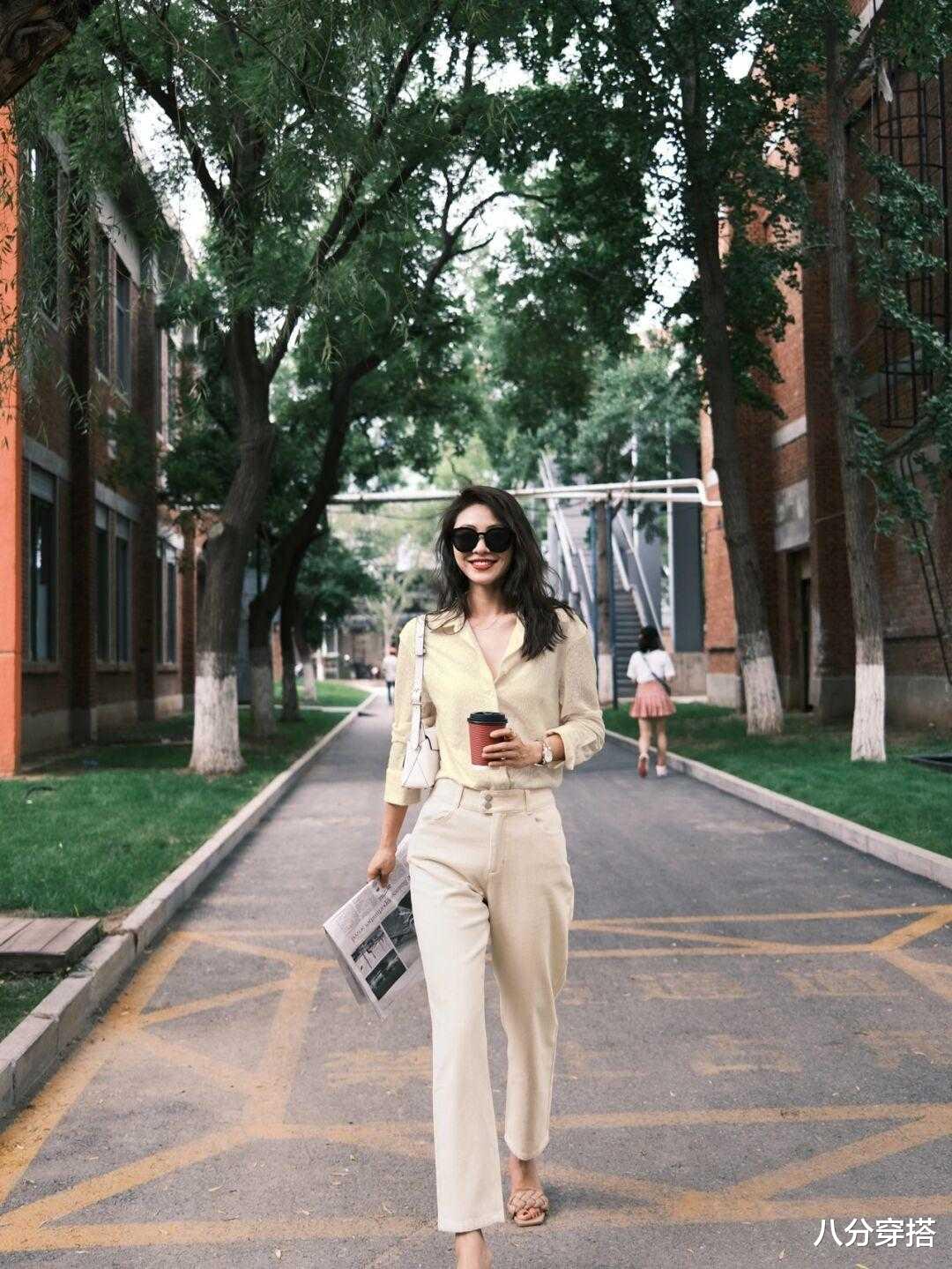 八分穿搭|腿粗女孩怎么穿？这几条裤子遮肉显瘦又有气场，照着穿准没错