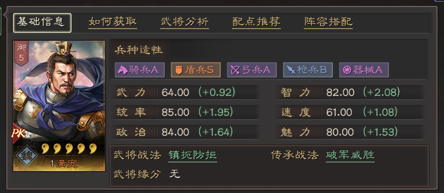 手机游戏|三国志战略版:东吴克星满伯宁,曹魏后期名将满宠一览。