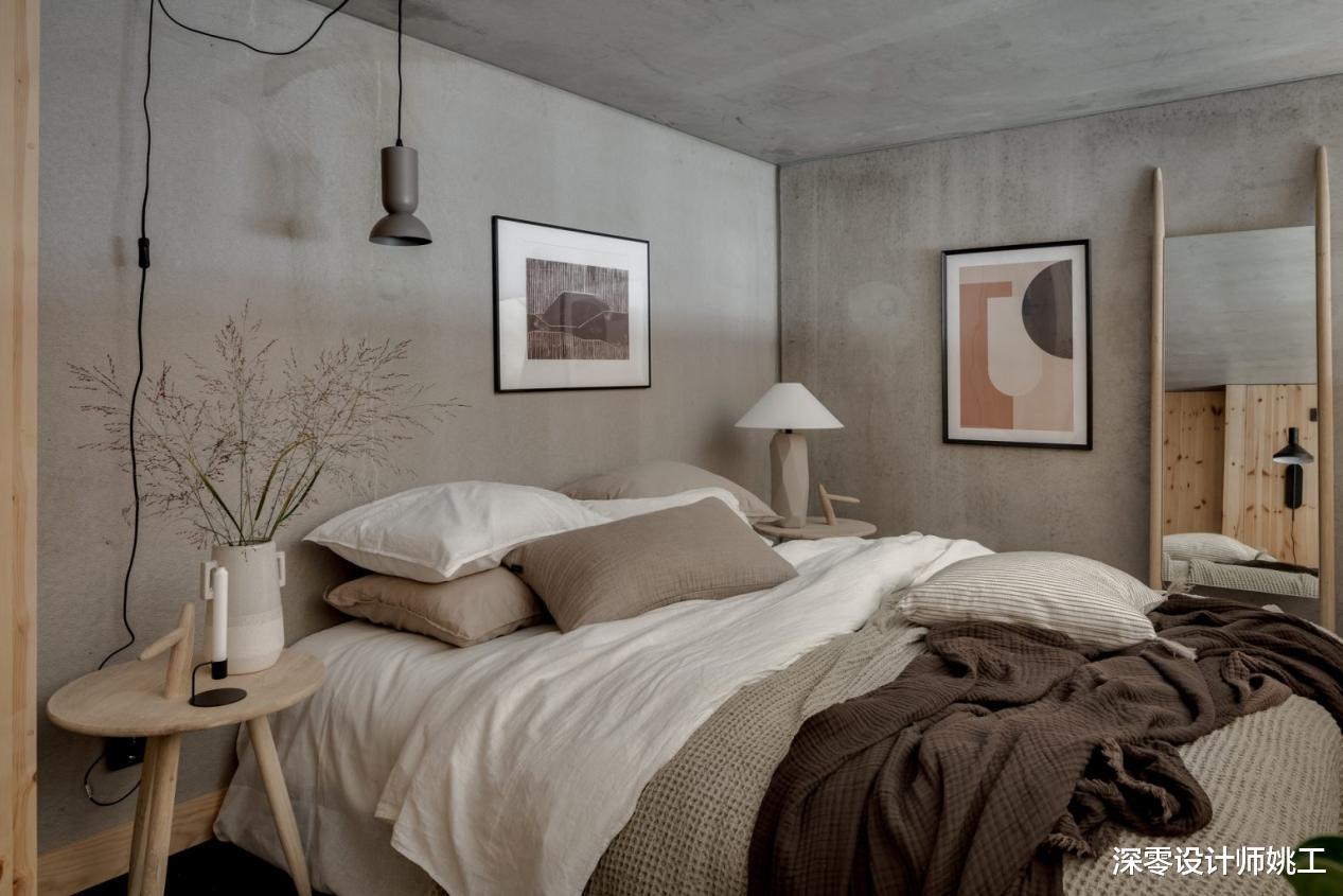 要是我有房,我也想像他家这样装,混凝土墙面也能做的如此高级!