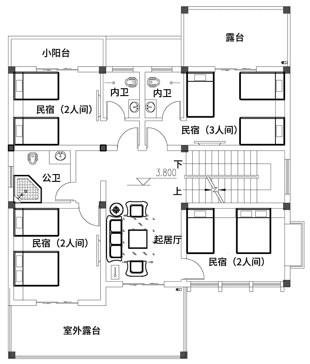 别墅|造价50万的三层现代别墅，面积将近500平，适合全家总动员