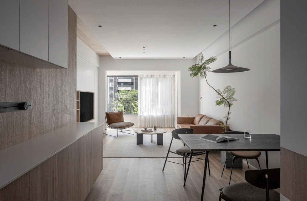 开放式厨房+整体动静分区规划，主卧套间+趣味互动设计