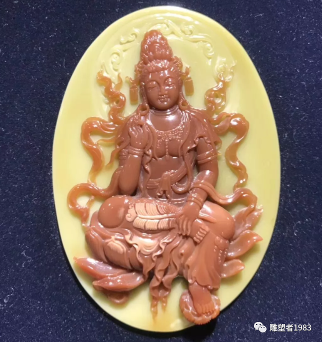 玉雕|极品玉雕观音像，美到窒息