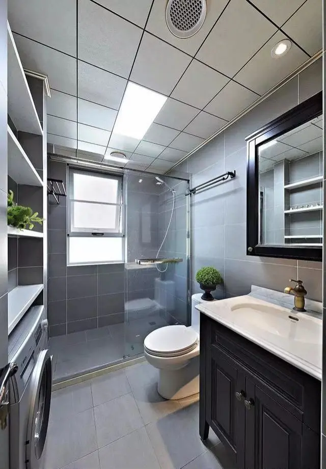 为什么你家卫生间那么挤，原来洗衣机摆放有讲究！