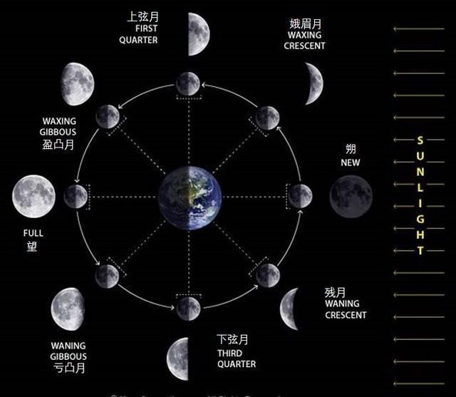 月亮 为什么每逢农历十五都是月亮最圆的时候