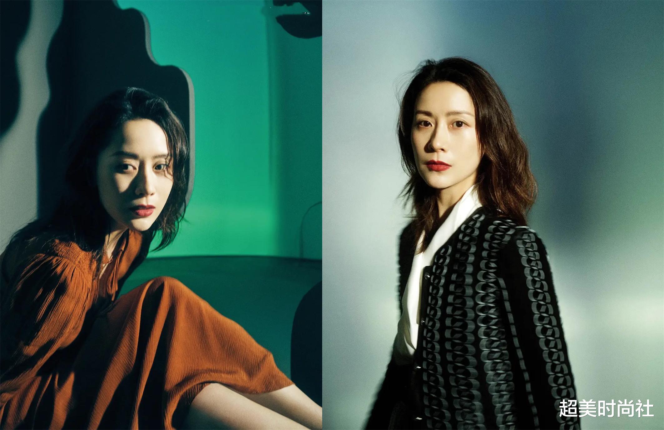 发型|“国民媳妇”海清丢掉锅盖头,中分半长发很职场,网友称她太美了