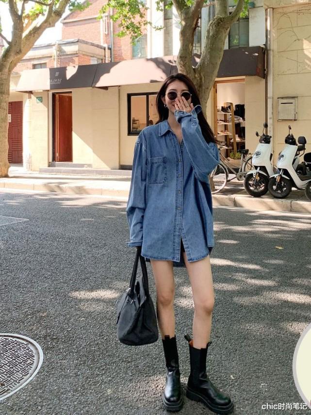 chic时尚笔记 牛仔外套叠叠乐，几十种叠穿花样，包你从深冬腊月穿到明年春天