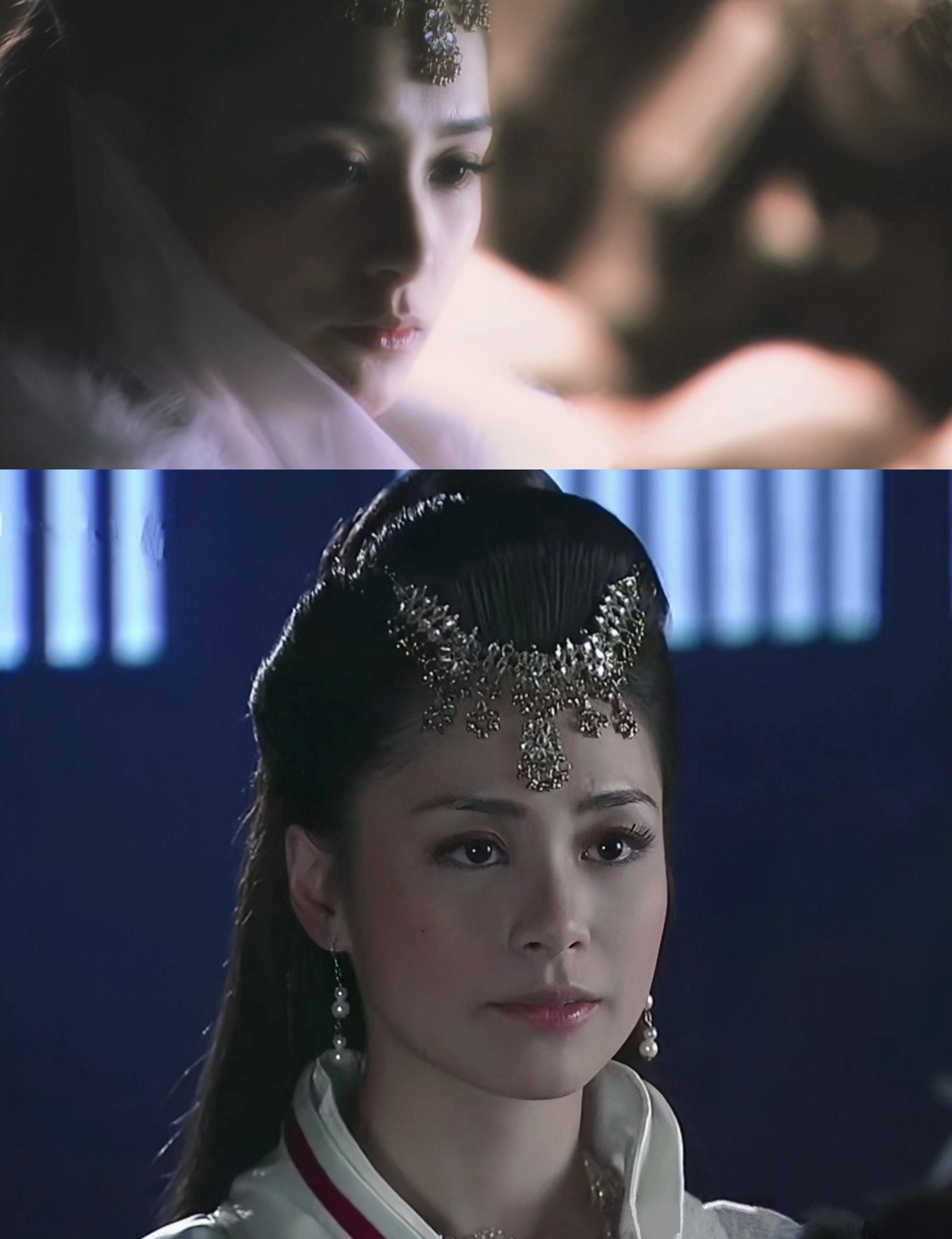 阿娇|阿娇妲己造型破功了？廉价皮毛配上大浓妆，双下巴明显颜霸都无奈