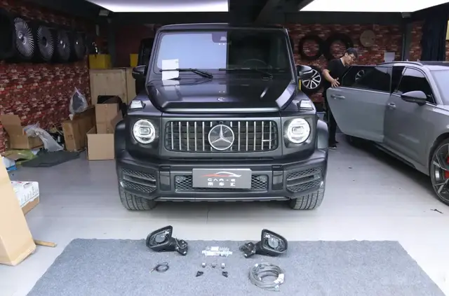 奔驰G级 奔驰G63改装原厂360环视作业分享