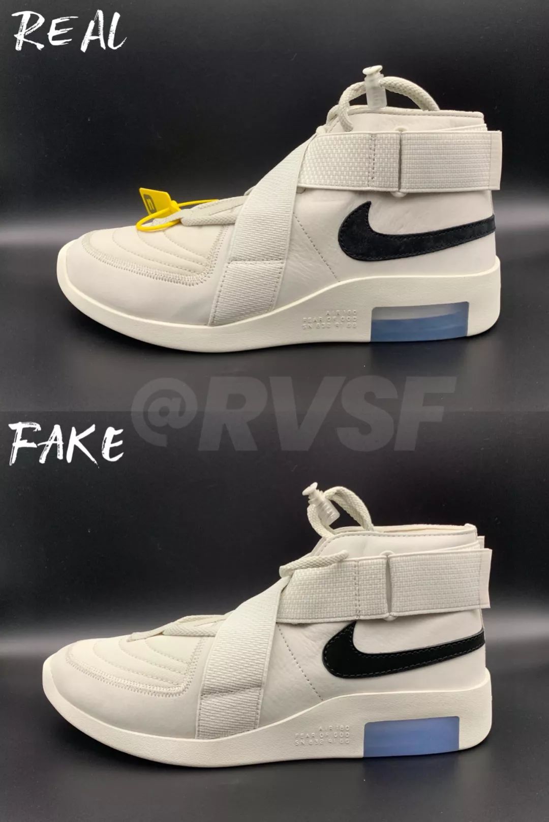 难舍离断|发售两年后看fog180与现在的清仓fake有什么差距 实拍对比测评告诉你鉴定点