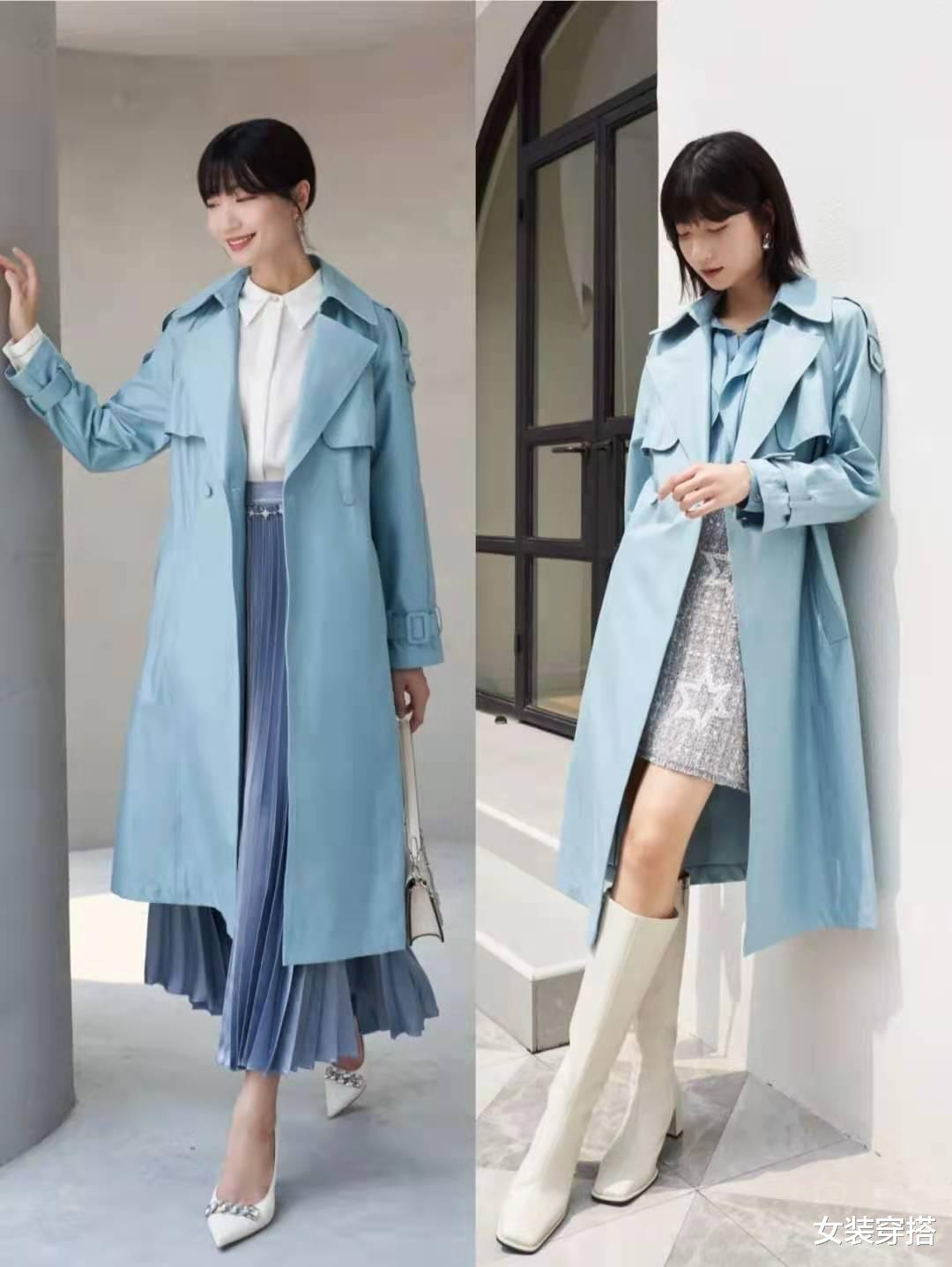 女装穿搭|风衣搭配什么裤子和鞋子好看