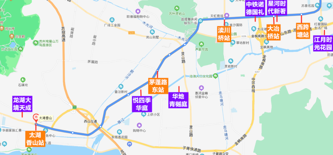 苏城点选 注意！地铁5号线6月将开通，但沿线新盘仅剩10余个！