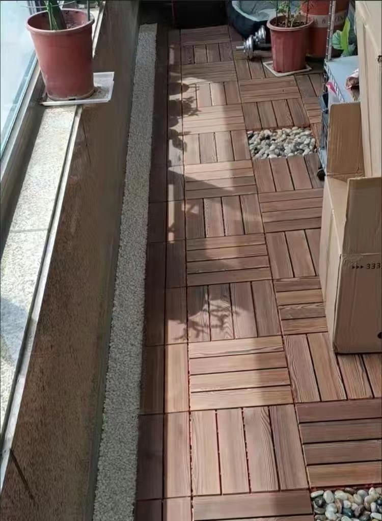 向阳园艺 阳台千万别用这种鹅卵石，又脏又乱，后期打扫非常困难