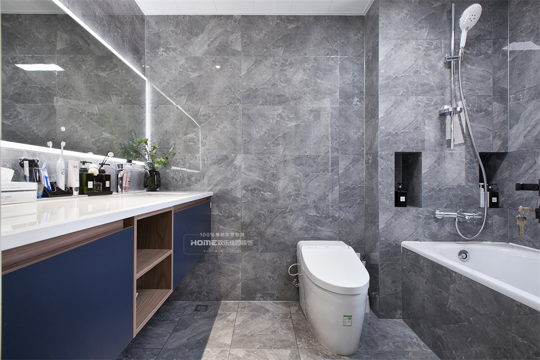 欢乐佳园装饰别墅大宅|117平三室，精致简约生活