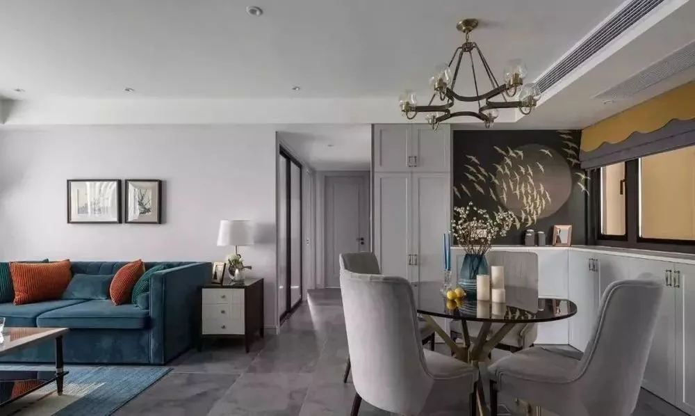 |129㎡大气美式风，三居室户型，温馨又有格调！