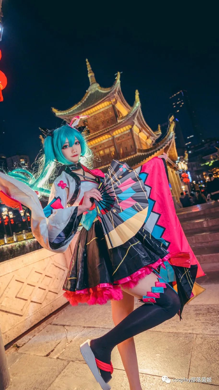 初音未来|cos：?初音未来39感谢祭cos正片@折崎