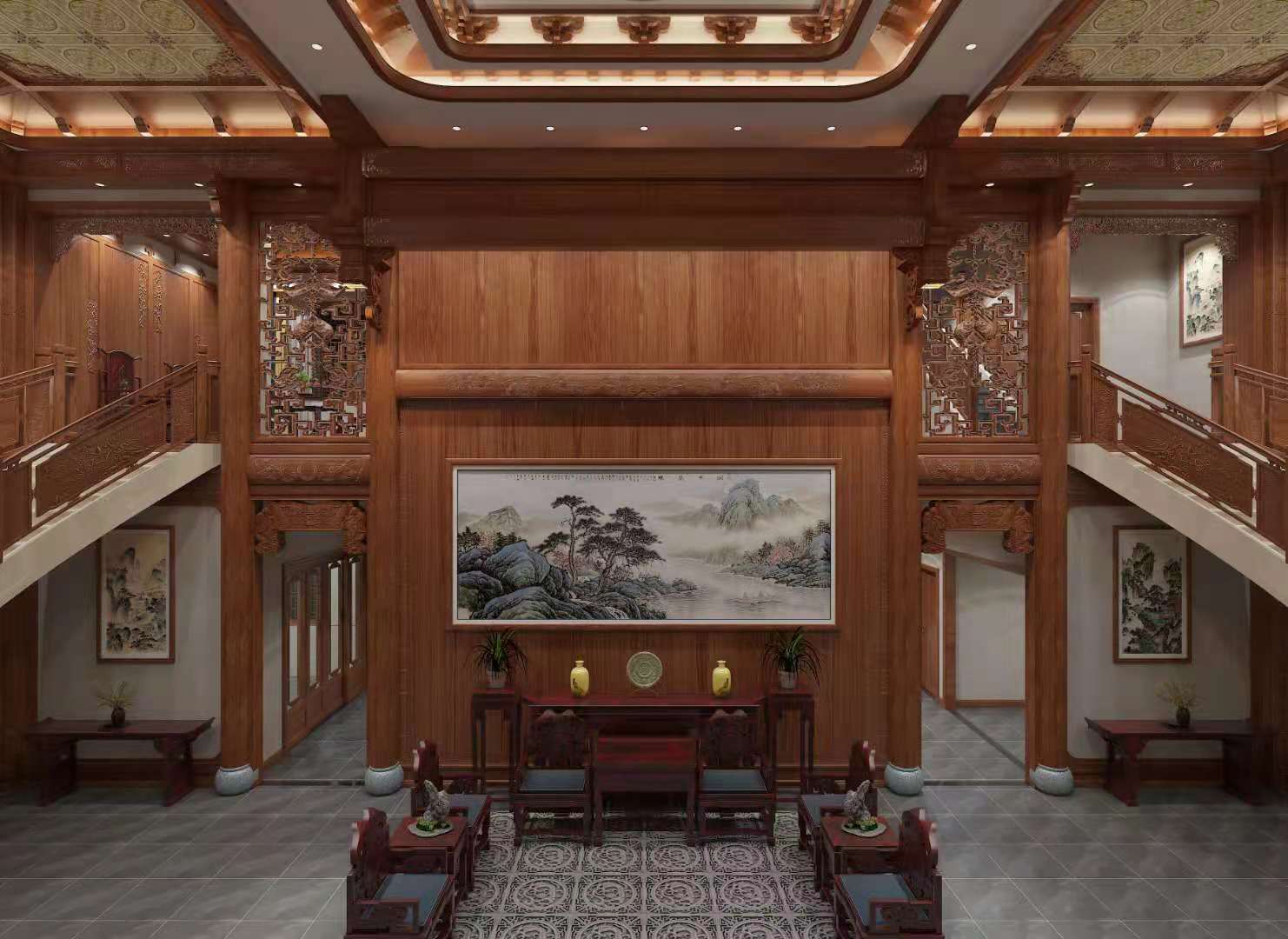 中式红木家装—融合东方古典形韵