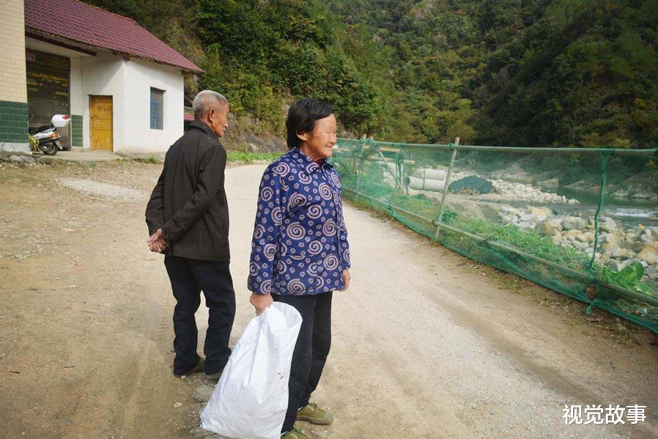 78岁爷爷满头白发,带73岁奶奶摘菊花,收入越高儿孙越不高兴