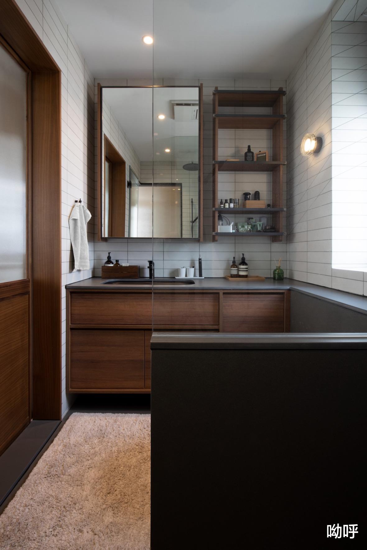 香港九龙顶层公寓,安静的中性风