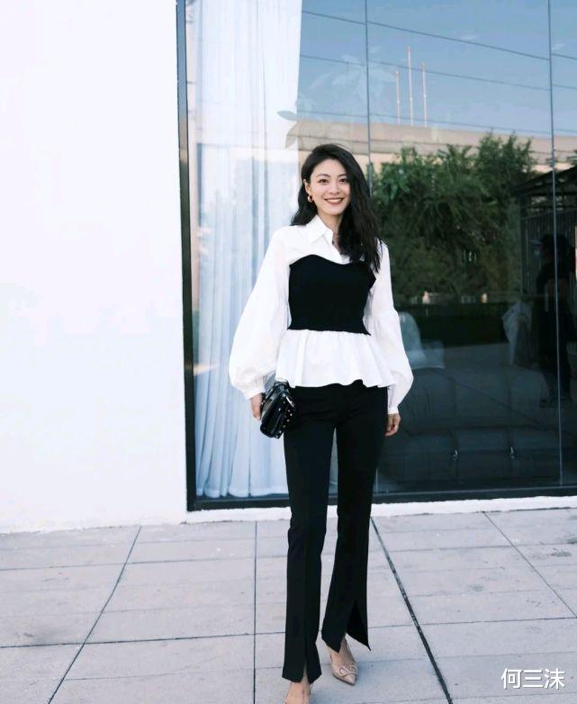 何三沫|针织衫虽然很简约，却能穿出温柔的气质，很适合作为秋装