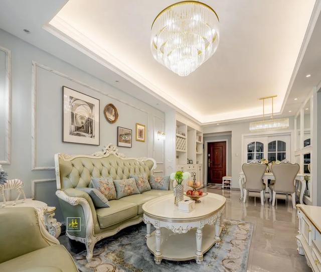 |93㎡简欧风，轻松舒适的华丽，浪漫精致而高级
