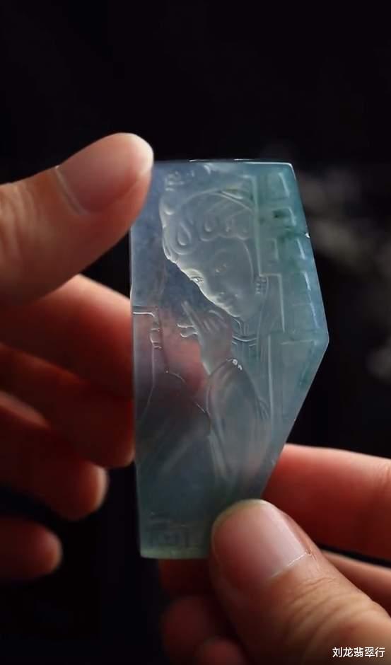 雕刻|赌石笔记：玉石里蹦出来的“冰美人”