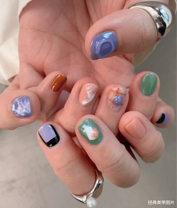 张根硕|温柔可爱的果冻感美甲，拿图去做！