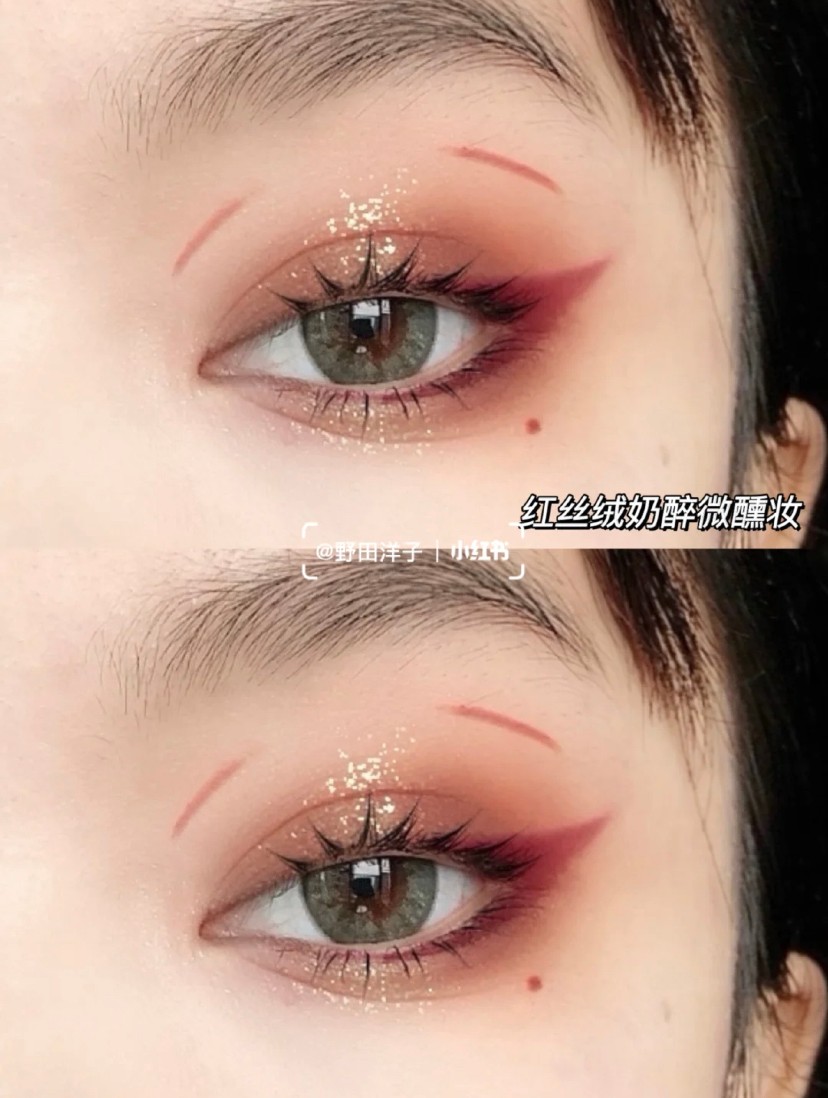 紫菜 7款拉满氛围感的「圣诞妆容」教程,软萌麋鹿眼妆让你的双眼显得无辜又可爱!