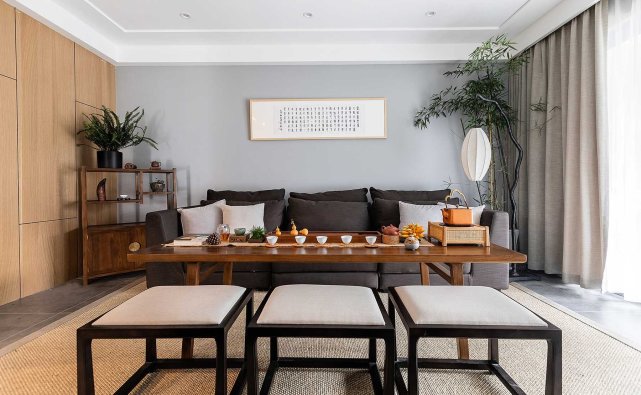 珊珊为何来迟|76平现代简约风二居室,空间的实用性和灵活性超强