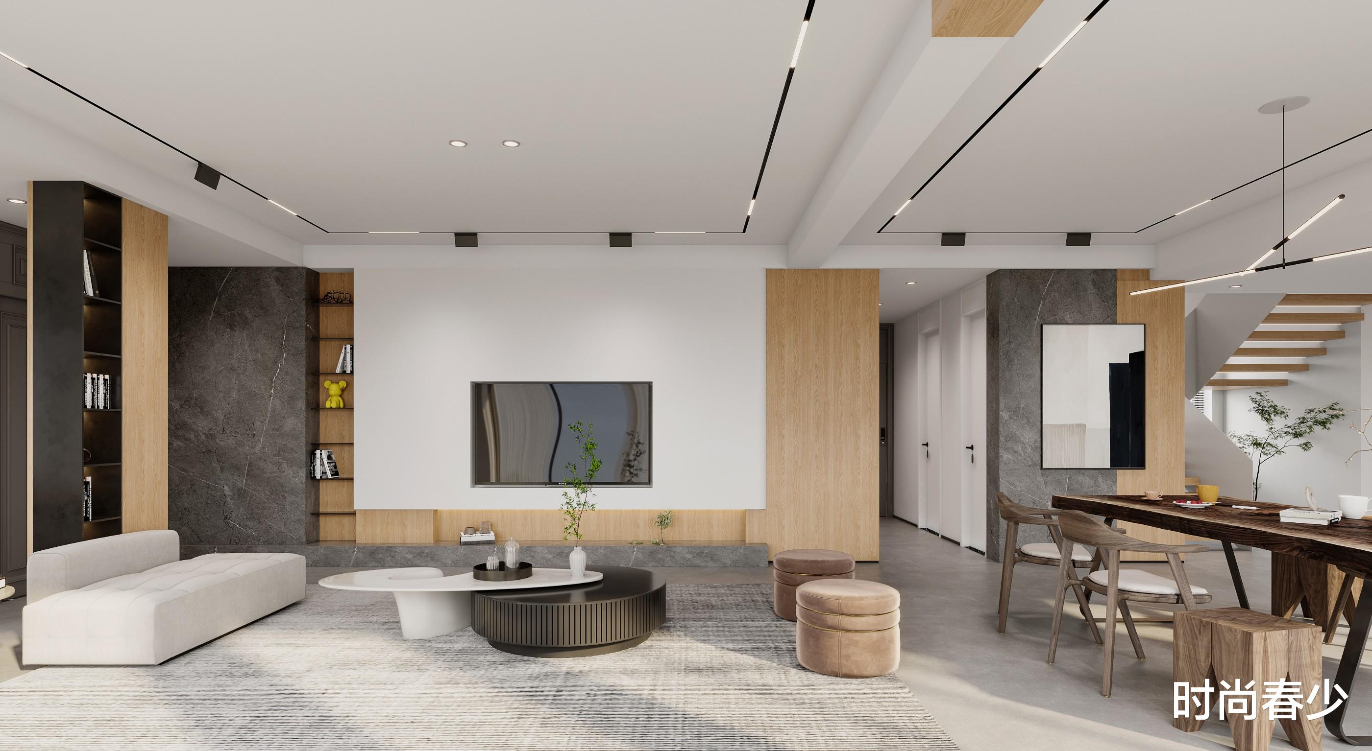 锦轩新墅现代原木风,简约私宅,享受生活。