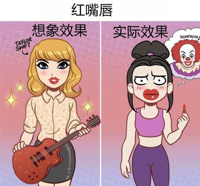 发型|别人VS自己?看过这组对比图,实在过于真实