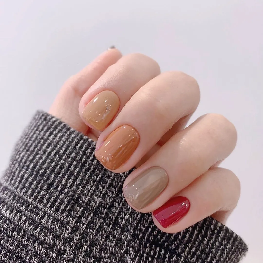 运动减肥 经典跳色美甲,款款都好看!