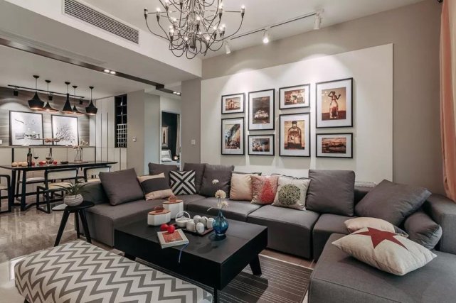 129平现代简约三居室,散发出一股唯美的文艺气息