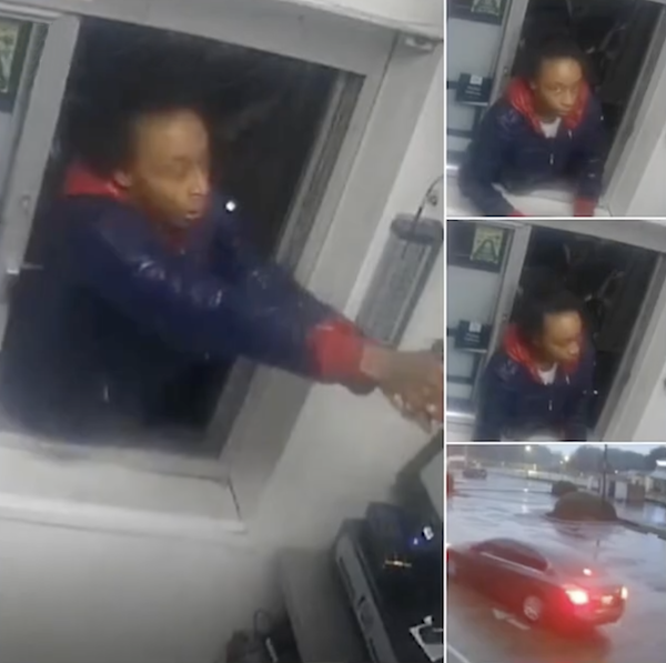 新三闻 美国女子买快餐嫌等候时间太长，向取餐窗口开枪