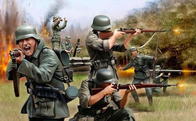 德军|闪电战的柱石：二战德军步兵班组的火力有多猛？