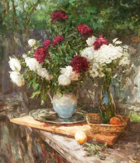 清泉永长流 雅韵网---色彩浓郁的油画