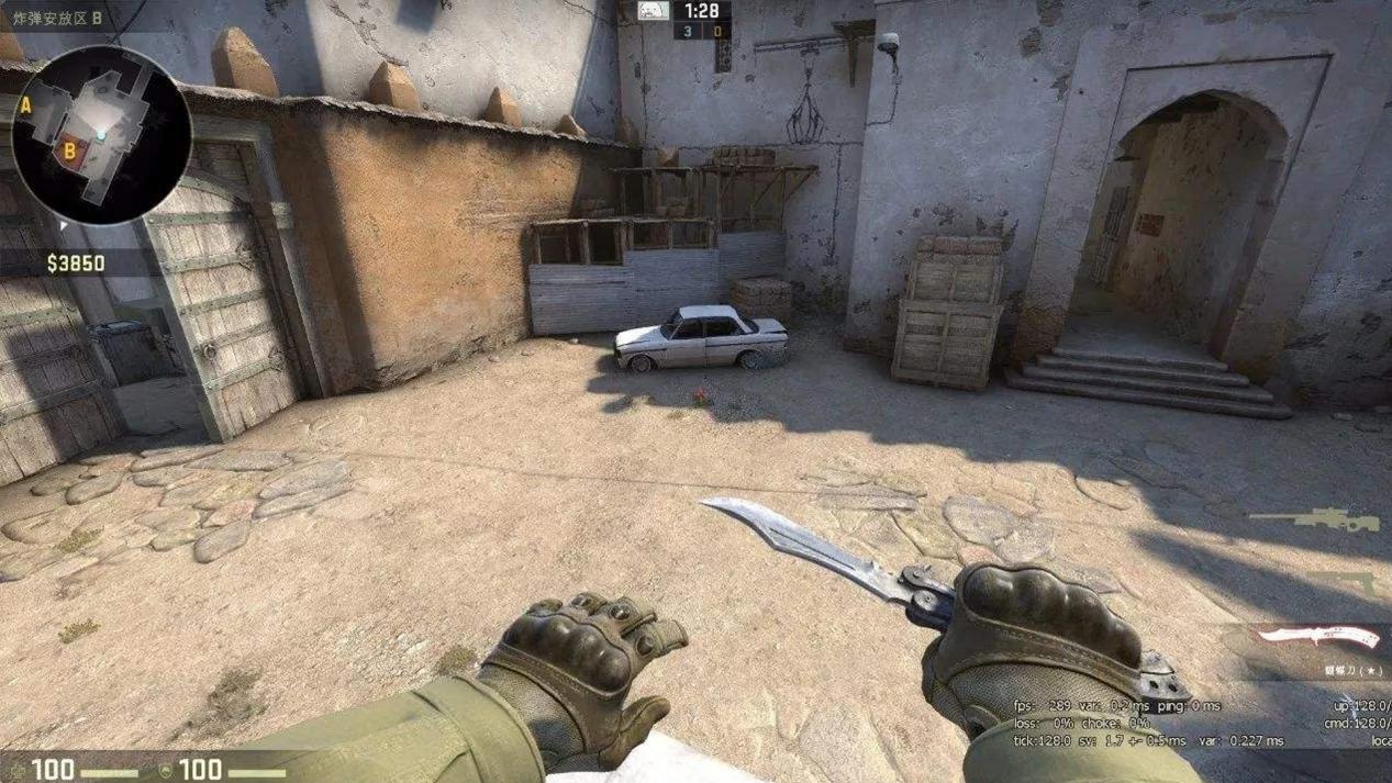 csgo|CSGO: 沙漠2B点回防，道具使用是关键