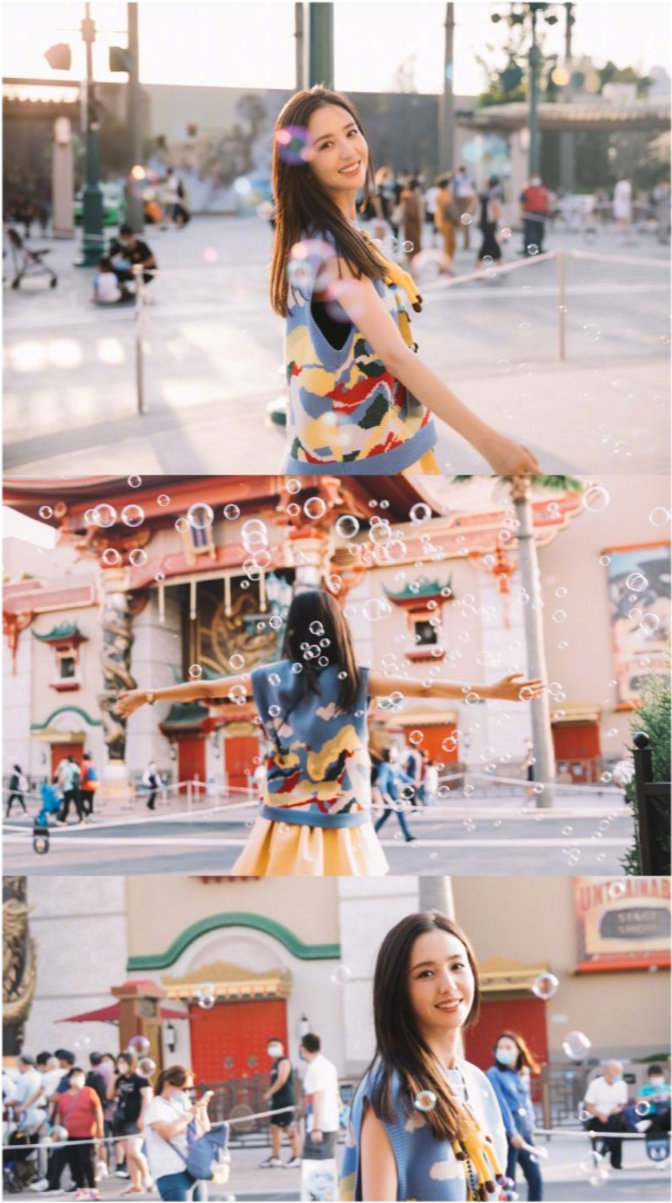 高露|高露佟丽娅罕见同框！佟丽娅穿学院装少女感爆棚，比高露都还要美