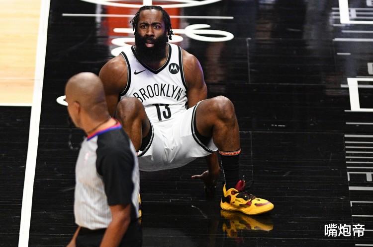 詹姆斯·哈登|篮网1场没打冠军悬了！哈登突然被NBA官方抓典型，詹皇湖人成赢家