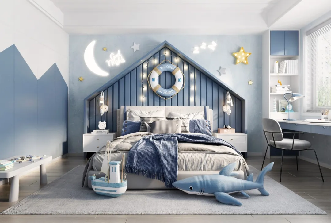 5款满分儿童房设计，给孩子一个完整的童年！