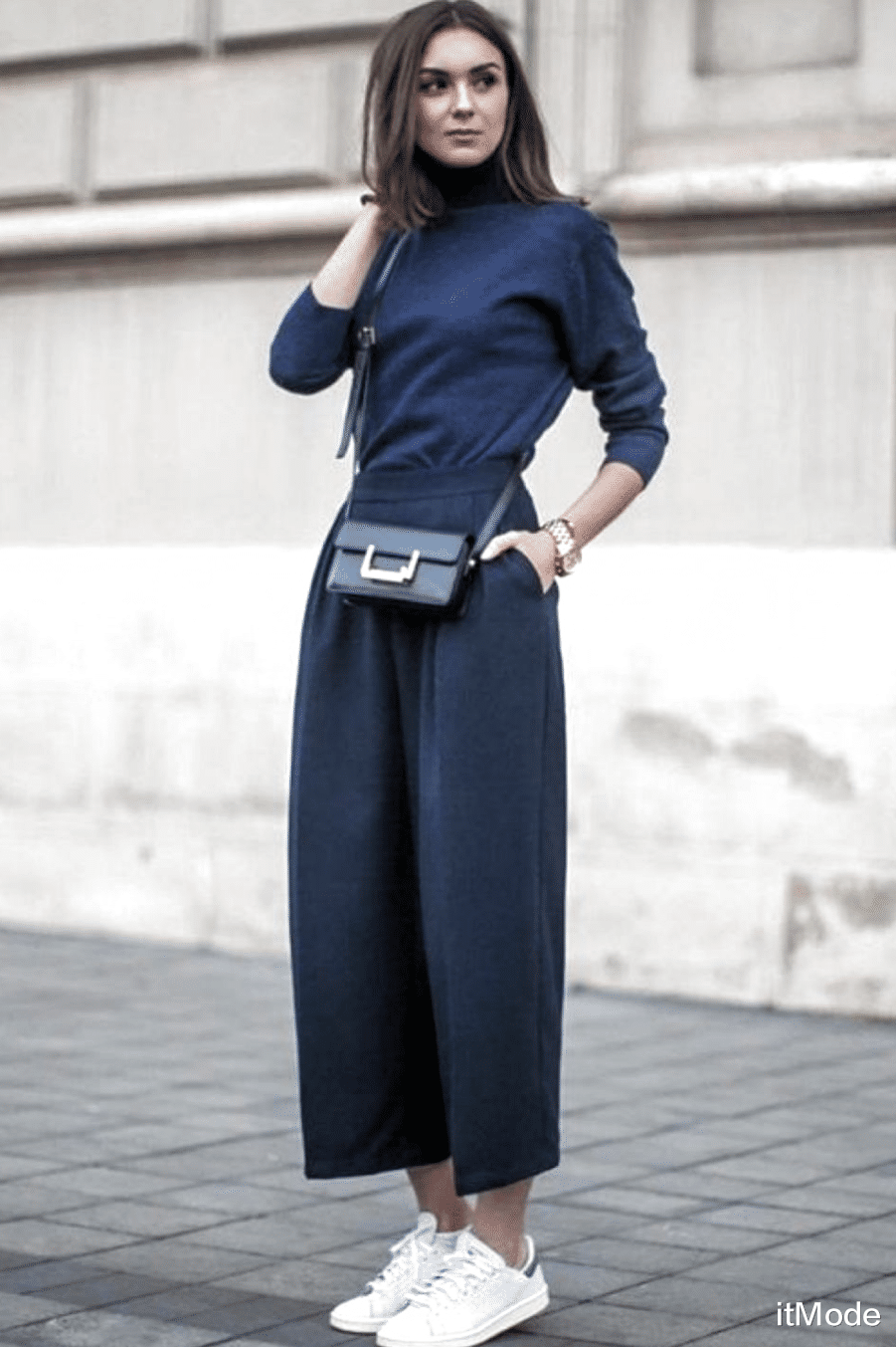 itMode|九分裤+平底鞋，才是早秋最潮搭配！