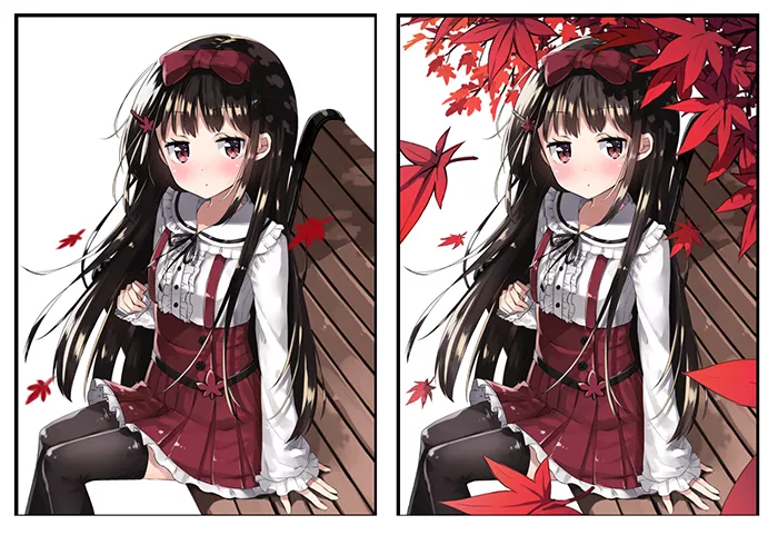 让插画变的更好的小技巧~装饰