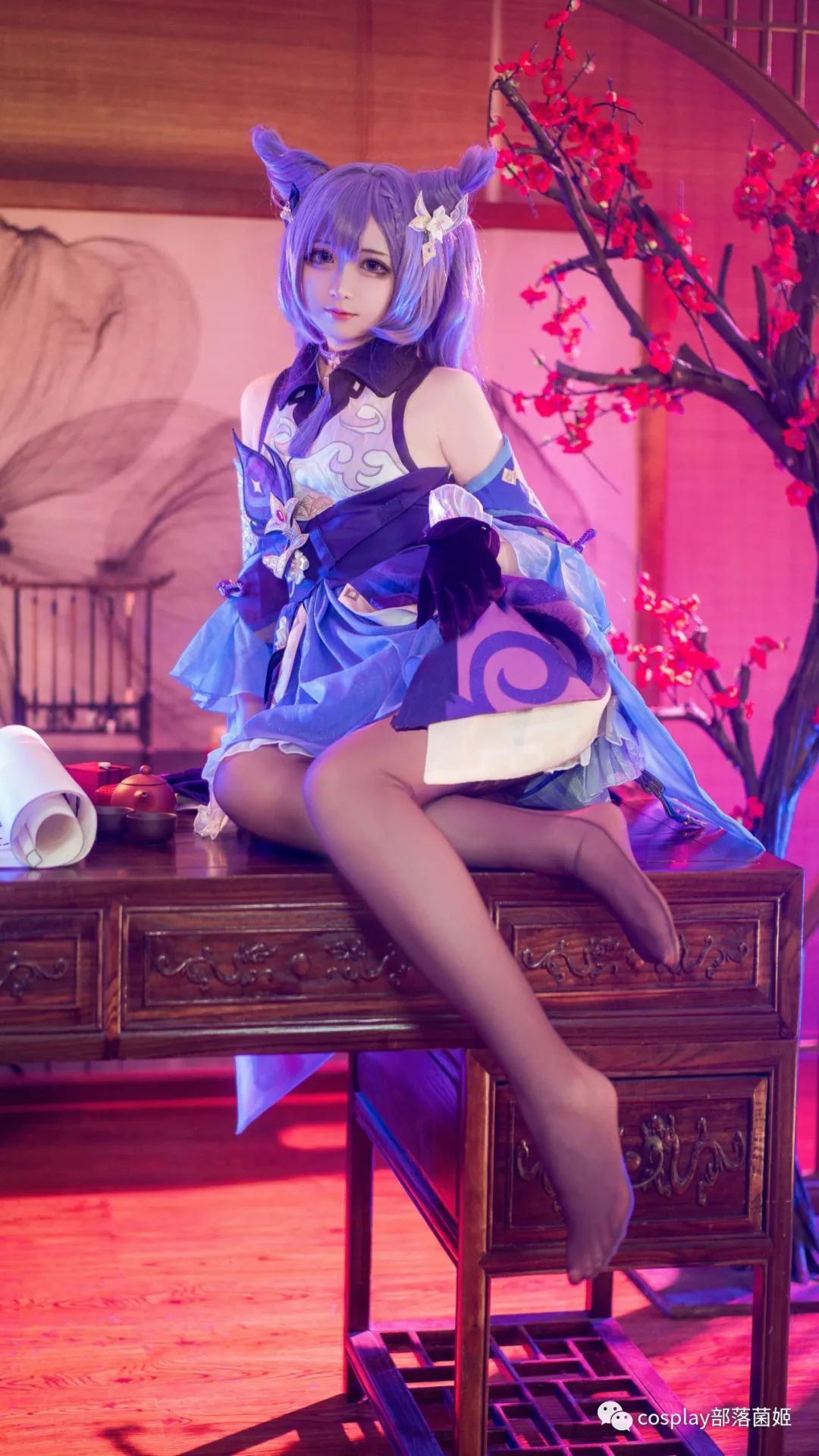 阿富汗|cos：原神刻晴cos正片@Sayako，要劳逸结合哦