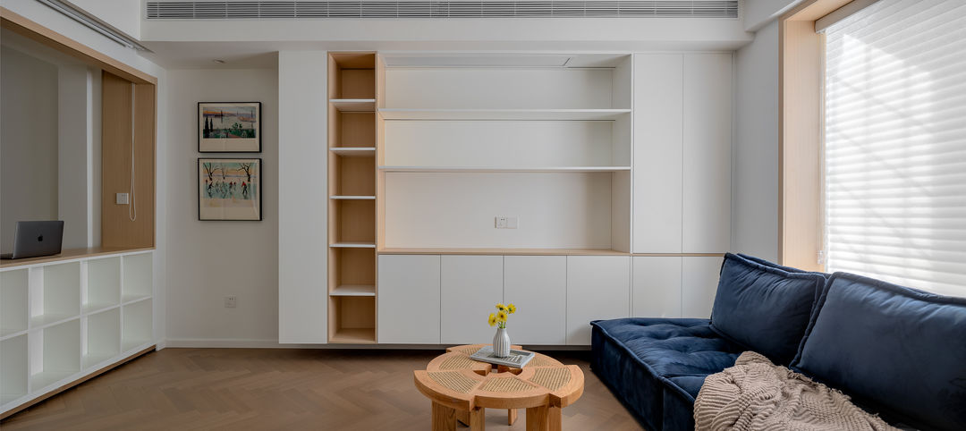 60㎡改极简两房半，LDK客餐厨一体设计，空间显大堪称小户型典范！