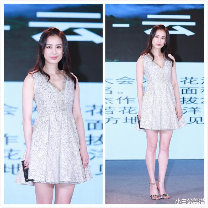 小白爱美搭|黄圣依年近40岁，还敢穿这么“凉爽”，为了展现女人味也是拼了