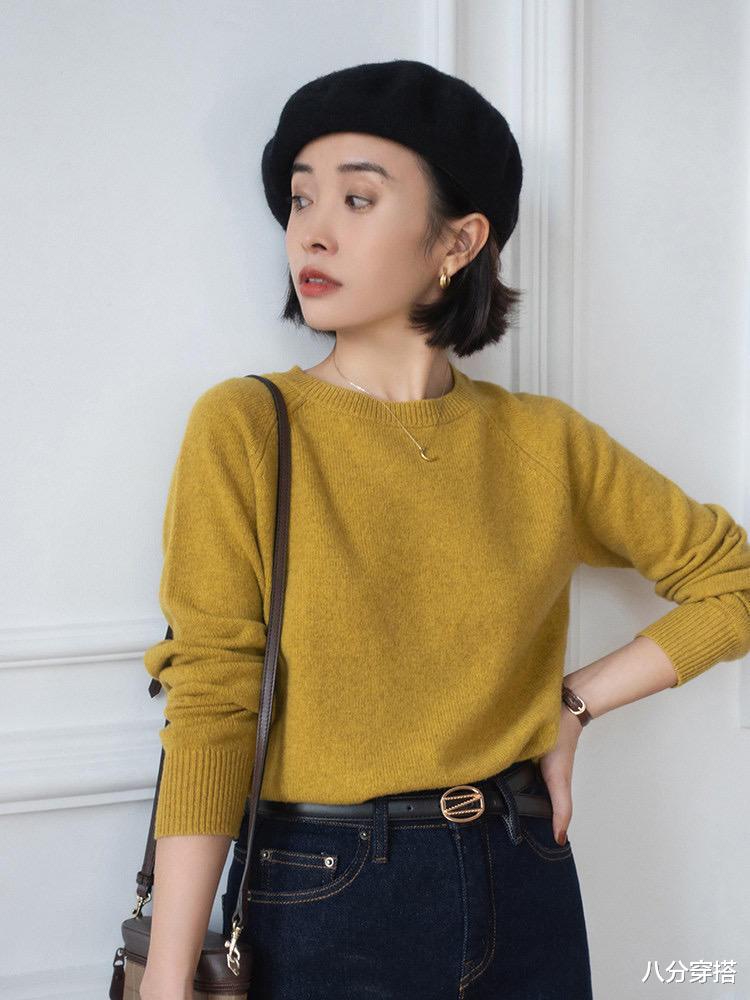 八分穿搭 秋冬出门穿“毛衣”准没错,百搭又实用,让你轻松穿出高级范儿