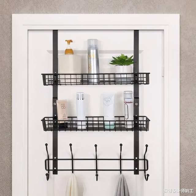 老年小妙招|越小户型,越要在收纳上多费心,光打柜子可不够,门后也得用起来