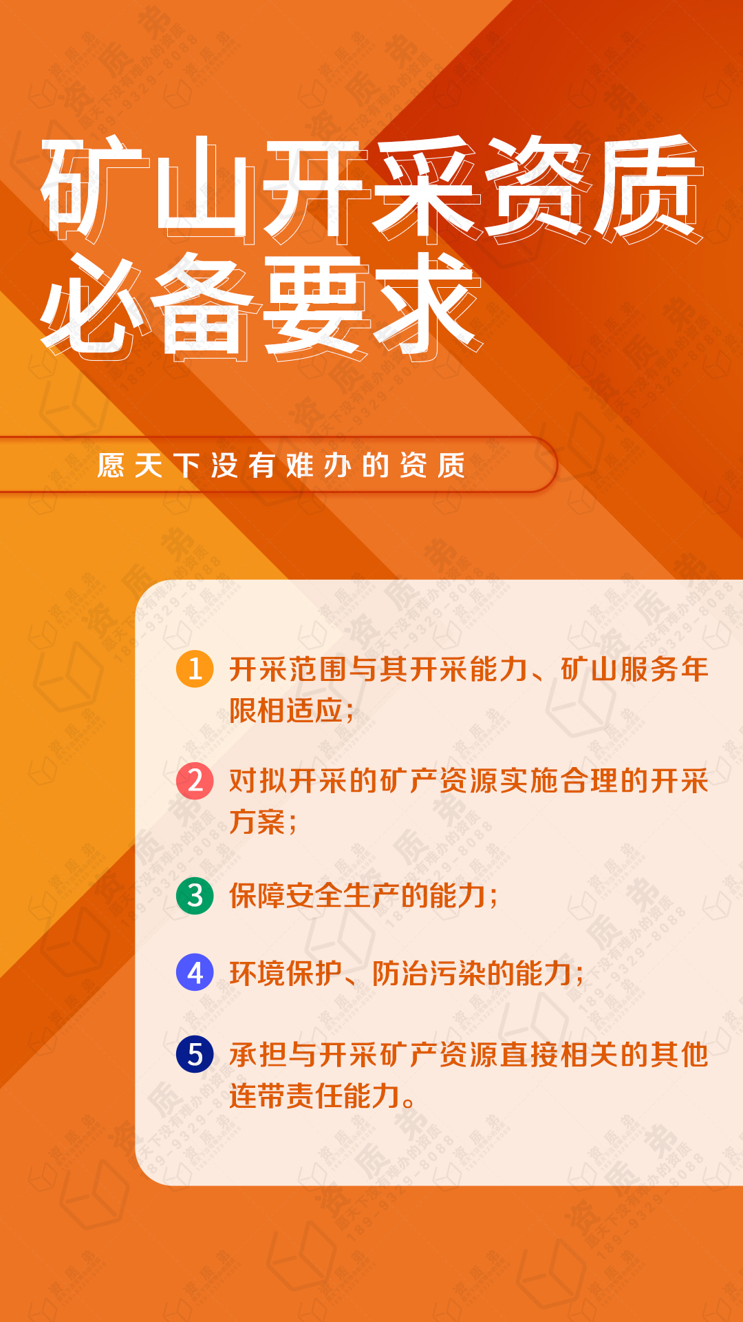 矿山开采资质的必备要求