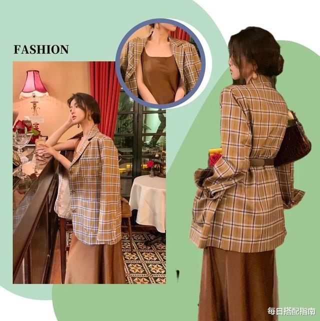 每日搭配指南|今秋“西装外套”就穿这3件!时髦显瘦又高级,谁穿谁吸睛!