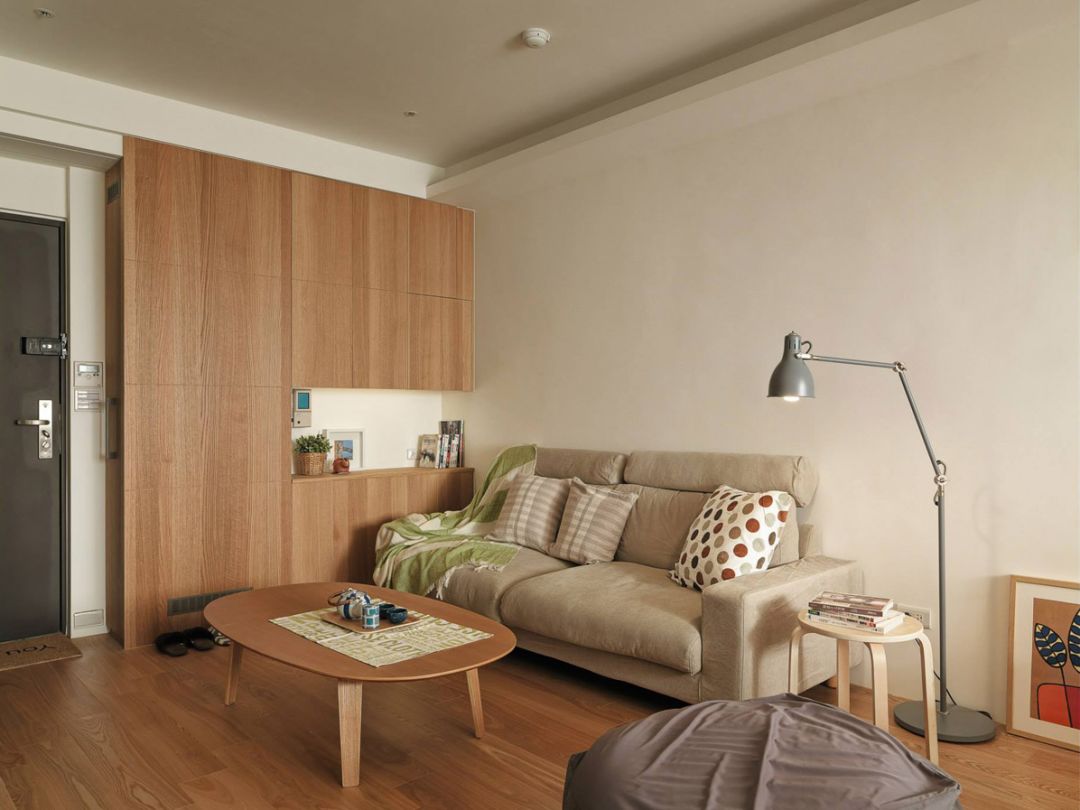 |小户型yyds！看人家这套43㎡MUJI风小公寓，1㎡都不浪费！