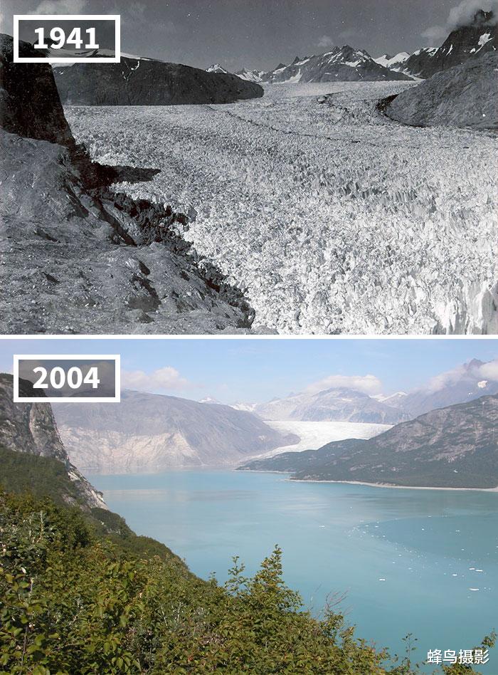 NASA 15张NASA卫星拍摄的对比照，图1咸海几乎干涸前后仅隔一年